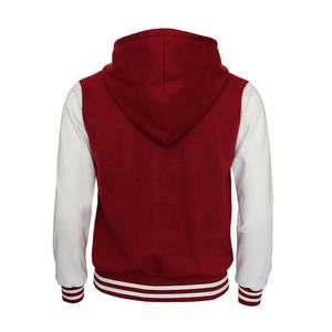 Varsity Jacket Hombres Chenille Bordado Mangas de cuero Personalizado Béisbol Letterman Varsity Jacket Streetwear Moda - Product Image 3