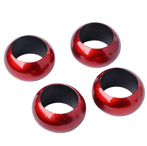 Red Colored Round Shape Napkin Ring Premium Quality Custom Size Napkin Holder for Home & Restaurant <b>Tableware</b> Tissue Holder - Product Image 1