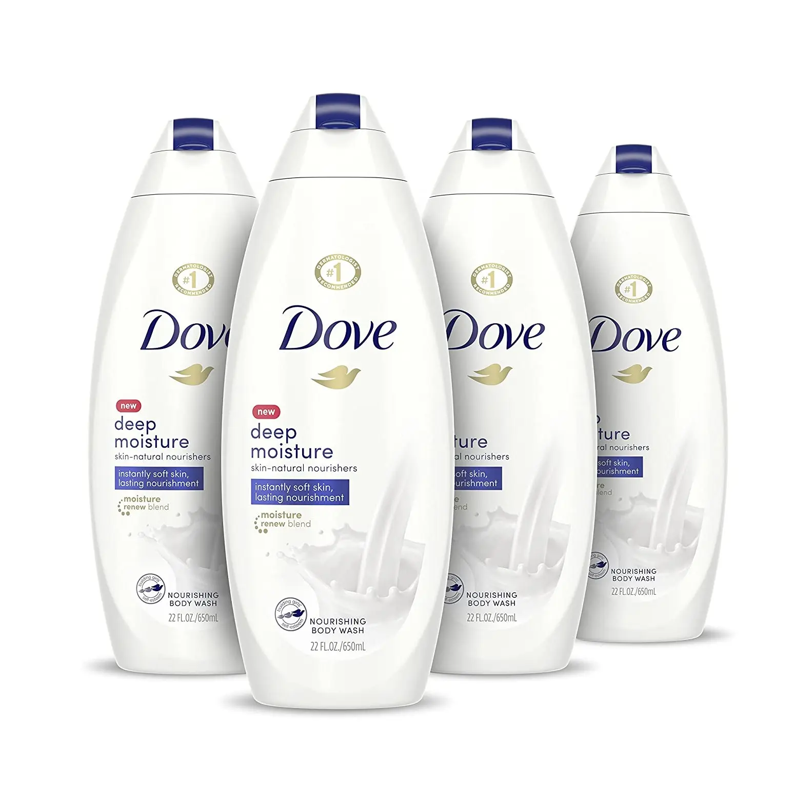 Bulkvoorraad Dove- Body Wash Voor Gevoelige Huid Hypoallergeen Body Wash