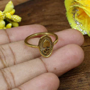 Vente en gros Bague en plaqué or 14 carats avec pierre rhodiée et zircon sertie de rhodium pour mariage ou fiançailles - Product Image 2