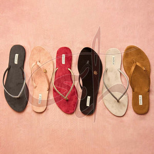New Arrival Hot Sale Women <b>Slide</b> for Premium Quality Fashion Trend Printed Anti-Slippery Rich Velvet Upper Genuine Leather - Product Image 4