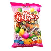 Sucette géante Halal Big Bom Pop en plastique avec mini sucettes fruitées, guimauves sucrées, jouets sucettes, fabrication malaisienne
