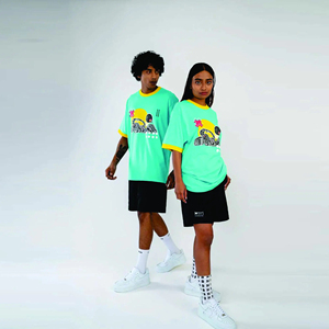 Camiseta de Hombre con Estampado Urbano de Moda Hip Hop, Diseño Personalizado del Fabricante, Proveedor Directo de Fábrica - Product Image 2