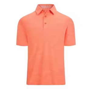 Vente chaude T-shirt polo à manches courtes adapté au logo personnalisé Polo respirant pour hommes Chemises polo grande taille pour hommes - Product Image 2