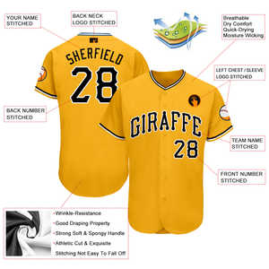 Vente en gros de maillots de baseball décontractés à rayures avec logo personnalisé maillots de baseball tendance Offre Spéciale personnalisés fabriqués en usine - Product Image 3