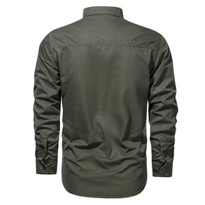 Chemise utilitaire à manches longues avec conception de poche sécurisée idéale pour le travail, les voyages ou une utilisation occasionnelle - Product Image 2