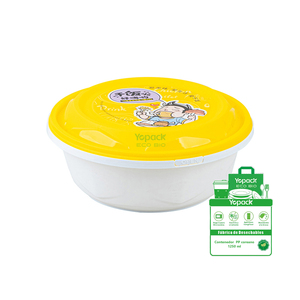 120 pezzo Set di serratura coreana 1250ml di plastica rotonda PP Container spedizione dal Messico - Product Image 1