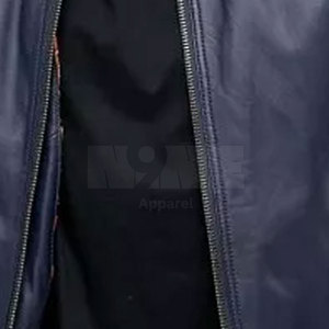 Veste en cuir pour homme de qualité supérieure, couleur personnalisée, service OEM, coupe-vent, veste décontractée d'hiver - Product Image 6