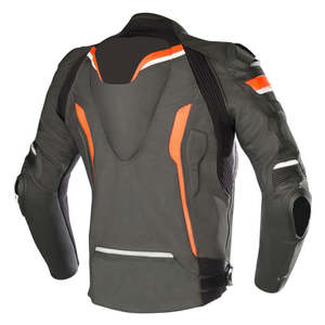 Blouson de moto en cuir pour homme au design optimal, vêtement professionnel pour la course automobile, imprimé, prix abordable, vente en gros - Product Image 5