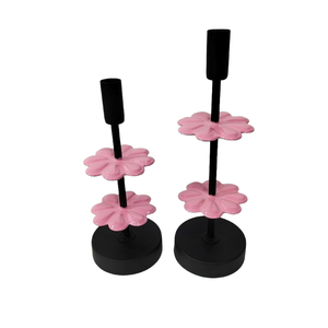 Portavelas moderno chapado en oro brillante para decoración del hogar y eventos de boda candelabro de diseño nórdico hecho a mano - Product Image 4