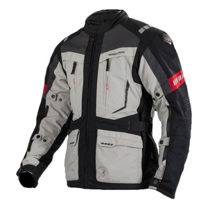 แจ็กเก็ตนิรภัยมอเตอร์ไซด์ของผู้ชายใหม่สีดำ Cordura Riders แจ็คเก็ตหนังเข้ารูปปรับแต่งได้มีสไตล์ - Product Image 1