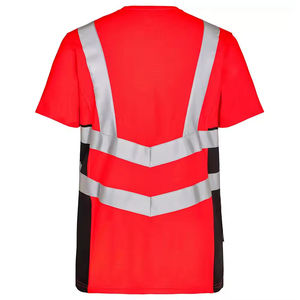 เสื้อผ้าทำงานสะท้อนแสงสำหรับผู้ชาย แห้งเร็ว ผลิตจากโพลีเอสเตอร์ เหมาะสำหรับงานก่อสร้างและงานจราจร - Product Image 2