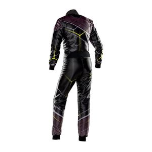 Traje de carreras Go Kart de tamaño personalizado Traje de carreras de coches ignífugo de doble capa con diseño personalizado y logotipo bordado - Product Image 2