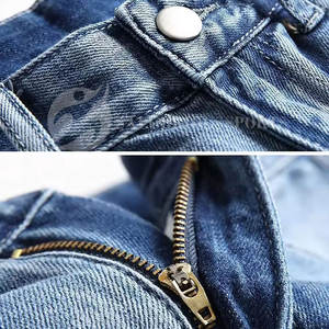 Pantalones Cortos de Mezclilla de Verano Ligeros y Transpirables de Color Sólido de Buena Calidad, Talla Personalizable, Último Diseño, Cómodos para Hombre - Product Image 6