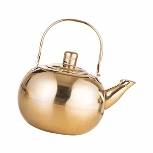 Vente chaude Taille Personnalisée Cuivre-Plaqué Métal Dallah Théière Fantaisie Vaisselle Cafetière pour Thé & Bouilloires - Product Image 1