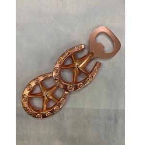 AK Brass Handmade Design Metal Bottle Opener In Gold & Silver Finished Standard Design Opener <b>For</b> <b>Bar</b> <b>Accessories</b> / Kitchenware - Product Image 2