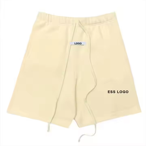 Shorts en toile décontractés pour hommes, taille mi-haute, motif uni, pour l'été, la gym et le fitness, séchage rapide, service OEM, conception personnalisée - Product Image 5