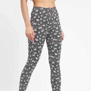 Leggings amincissants taille haute pleine longueur en Spandex/Nylon, séchage rapide, respirants et confortables, grande taille, personnalisables – Meilleures ventes - Product Image 3