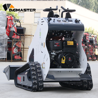 Mini Skid Steer Loader Briggs & Stratton XR2100 Mesin Berbahan Bakar Bensin dengan Bucket Standar untuk Pekerjaan di Kebun dan Halaman Belakang Rumah