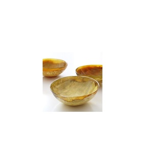 Sustainable Design Buffalo Horn Bowl natural serving <b>accessory</b> for dining <b>table</b> kitchen home <b>decor</b> handmade craft - Product Image 1