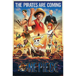 For One Piece Anime <b>Poster</b> the Pirates Are Coming! - Product Image 1