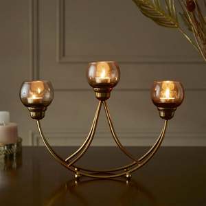 Modern Candlestick <b>Tealight</b> <b>Holders</b> Gold Taper Candle <b>Holders</b> Metal Tableware Candle Stand Decorative Candle <b>Holder</b> for Wedding - Product Image 2