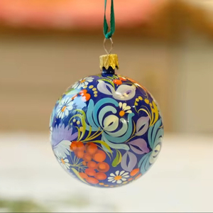 Adornos Navideños Elegantes Hechos a Mano para Árbol de Navidad, Bolas Bordadas con Cuentas de Alta Calidad en Forma de Árbol, Accesorios Decorativos Festivos - Product Image 1