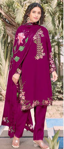 Nuevo traje pakistaní Fox Georgette con Stanton interior viscosa seda inferior gasa impresión Digital traje colección - Product Image 5