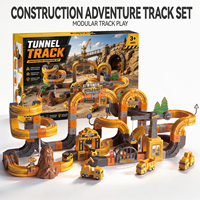 Circuit de course flexible 3D pour jouets à vapeur, fabricant OEM, défiant la gravité à 360° °   Ensemble de pluie électrique Movement pour enfants de 3 ans