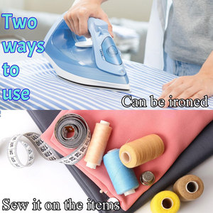 Parches adhesivos planchados con alfabeto y números, parches bordados DIY A Z y 0-9, tela de sarga, camisas personalizadas, chaquetas, sombreros - Product Image 6