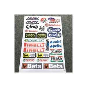 สติกเกอร์ตกแต่งรถมอเตอร์ไซค์ สกู๊ตเตอร์ และรถมอเตอร์ไซค์ไฟฟ้า ทำจาก PVC กันน้ำ สีสันสดใส จำนวน 2 ชิ้น ผลิตในประเทศ TR - Product Image 2