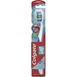 Meilleurs prix pour la brosse à dents Colgate Extra Clean à tête pleine et poils souples en promotion pour la brosse à dents Colgate 360 en vente - Product Image 3