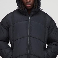 Fabricant OEM Logo personnalisé Veste matelassée en coton pour homme surdimensionnée légère et résistante à l'eau pour homme