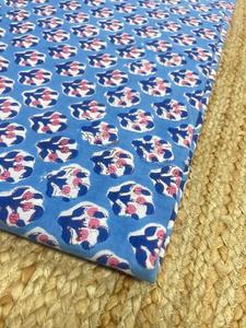 ผ้าคอตตอนเนื้อนุ่มพิมพ์ลายดอกไม้สำหรับเสื้อผ้าฤดูร้อนสไตล์แอฟริกันผ้าตัดเย็บด้วยมือจากลาน - Product Image 3