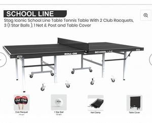 Table de tennis de table professionnelle pleine grandeur, étanche, pour l'extérieur, idéale pour les écoles et les clubs - Product Image 3