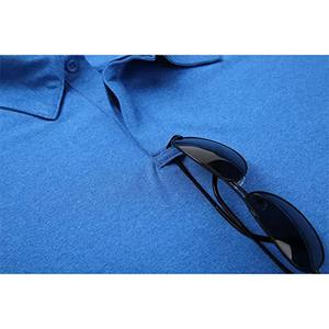 Recién llegado, camiseta Polo de Color sólido para hombre, Camisetas básicas holgadas ligeras de verano con cuello, ropa informal cómoda - Product Image 3