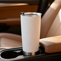 Vaso Térmico Personalizado EffiPrint Print Demand de Acero Inoxidable, Ecológico, Antiderrames, Aislado al Vacío, de 20 oz, para Regalos Empresariales