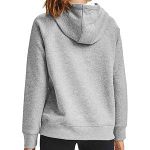 Sudadera con capucha de punto para mujer, ropa de calle de otoño al por mayor, 100% algodón, logotipo personalizado, transpirable, hombros caídos - Product Image 6