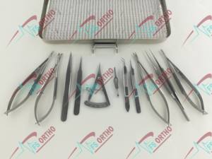 ชุดเครื่องมือผ่าตัดขนาดเล็กเครื่องมือกรรไกร12ชิ้นสแตนเลสพร้อม FS-ORTHO - Product Image 5