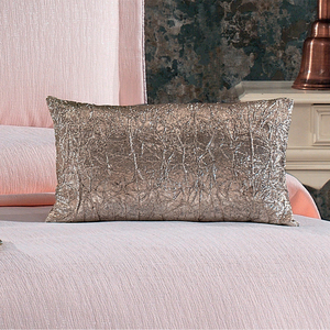 Guzide EVITA Classic 4-Piece Striped Salmon 100% Chenille Woven Anti-Dust Mite Anti Pull Washable King Size <b>Bedspread</b> <b>Set</b> Home - Product Image 4