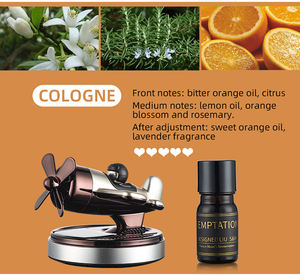 Purificateur d'air automobile portable avec énergie solaire et parfum naturel, construction en ABS et alliage d'aviation pour l'élimination des odeurs - Product Image 3