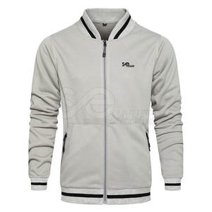 ชุดวอร์มสีพื้นสำหรับผู้ชายชุดวอร์มผ้าฝ้ายโพลีเอสเตอร์ทรงสลิมฟิตสำหรับผู้ชาย - Product Image 3