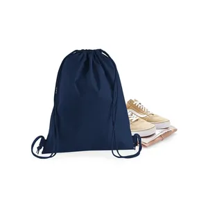 Sac de sport en coton de qualité supérieure, articles promotionnels pour le sport, sacs à cordon de serrage - Product Image 2