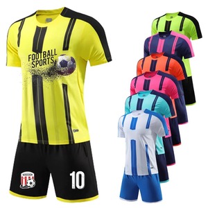 DIY personalizado hombres niños fútbol Jersey traje de secado rápido transpirable Club escuela fútbol equipo entrenamiento uniformes 2 piezas ropa deportiva 2023 - Product Image 1