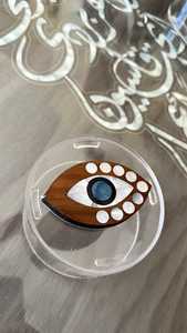 Handmade Gift Box <b>for</b> Eid, Ramadan Luxury Acrylic and Wood Decorative Date Box with Mother of Pearl Inlay Lid Personalized Size - Product Image 5