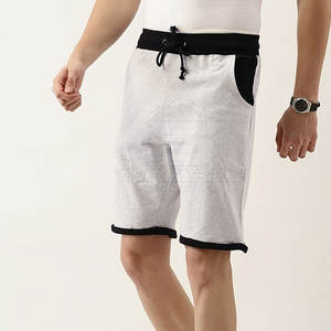 Shorts décontractés pour hommes à coupe décontractée, en tissu de coton mélangé doux, offrant un confort tout au long de la journée et une liberté de mouvement facile - Product Image 3