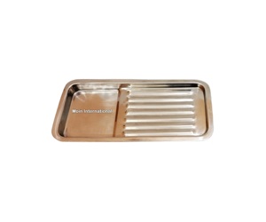 Bandeja para Instrumentos Dentales, Organizador de Acero Inoxidable de Primera Calidad para Curetas, Sondas y Espejos Dentales - Product Image 4