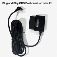 Kit d'alimentation 12V/24V OBD à câblage direct avec convertisseur abaisseur de tension vers 5V pour caméra embarquée et GPS, protection intelligente contre la coupure de courant à basse tension, mode stationnement, OEM