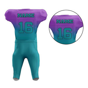 Manches courtes meilleure qualité hommes portent des uniformes de sport hauts de football américain maillot de football américain pour hommes - Product Image 6