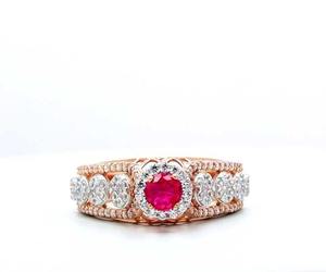 Anillo de diamante circular de extensión completa para mujer de estilo exquisito diseño de circón multicapa - Product Image 1